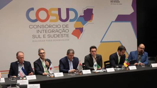 Zema participou de atividades da Cosud em São Paulo