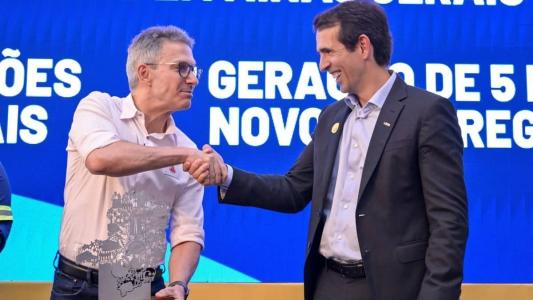 Zema participou de evento em que a Gerdau anunciou novos investimentos em Minas Gerais