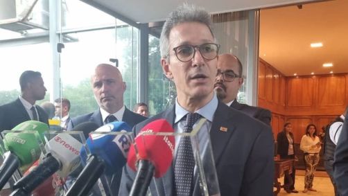 Zema se reuniu com o ministro Fernando Haddad, em Brasília