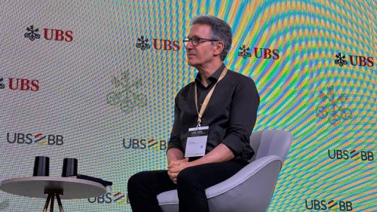 Zema em São Paulo durante evento de investidores realizado na última quarta-feira (28)