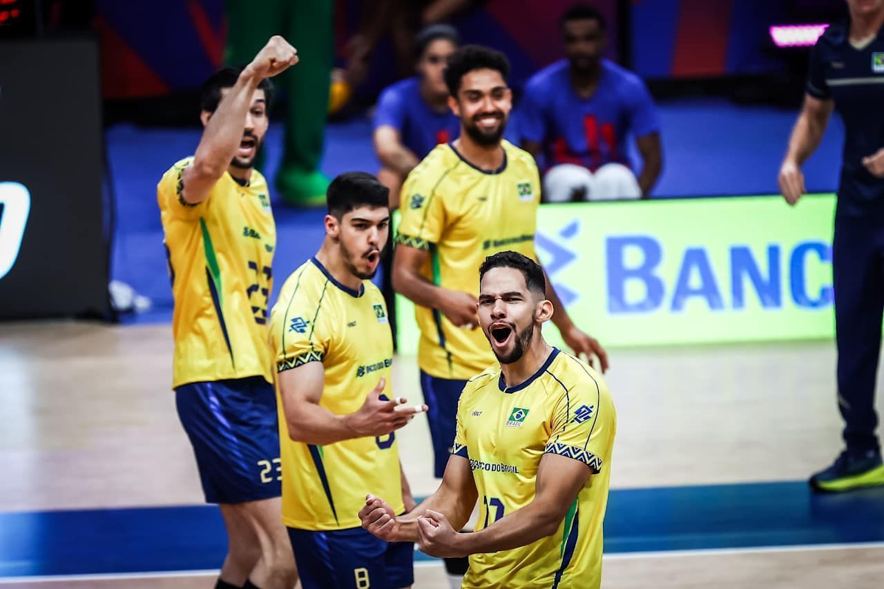 Brasil vence Irã em jogo tranquilo na estreia da Liga das Nações de Vôlei