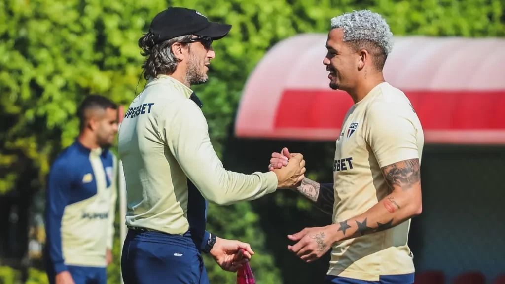 São Paulo x Botafogo: como Zubeldía lidou para colocar Luciano no banco