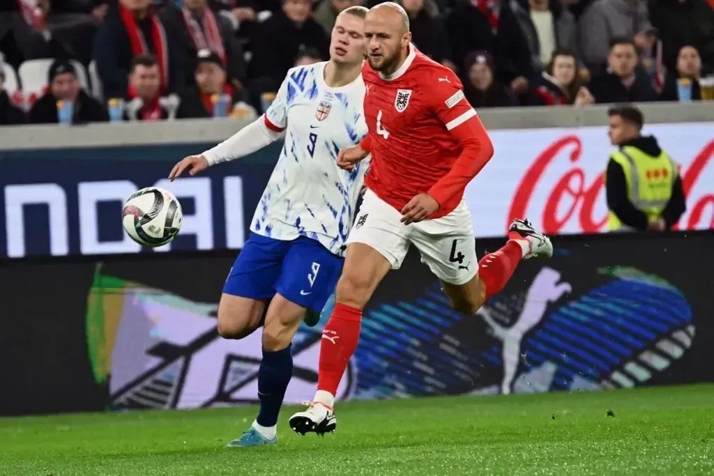 Haaland tem atuação apagada, e Noruega é goleada pela Áustria pela Liga das Nações