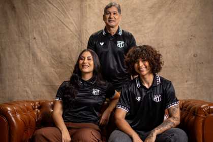 Nova camisa número 3 do Ceará em releitura de 1996