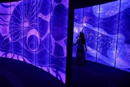 Galeria da exposição 'Sonhos: História, Ciência e Utopia', que acontece no Museu do Amanhã