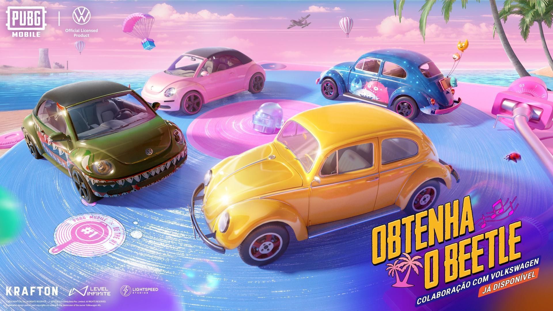 PUBG MOBILE e Volkswagen se unem para trazer o Fusca para o campo de batalha