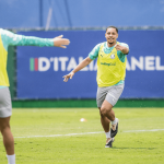 Com Vitor Roque, Palmeiras encerra preparação para a volta da final do Paulistão