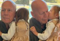 Demi Moore celebra aniversário do ex-marido Bruce Willis