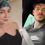 Mãe de Lucas Lucco raspa os cabelos após diagnóstico de doença
