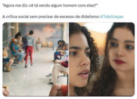 Primeiro capítulo de 'Três Graças' recebe elogios na web