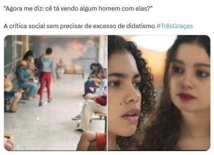Primeiro capítulo de 'Três Graças' recebe elogios na web