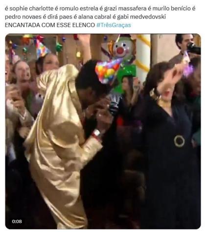 Primeiro capítulo de 'Três Graças' recebe elogios na web