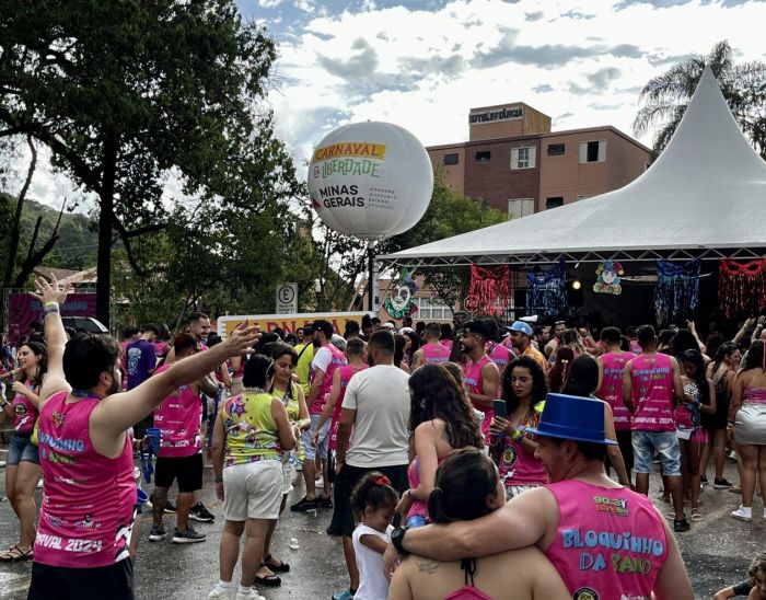 A expectativa é de 66 mil foliões por dia em Poços de Caldas.