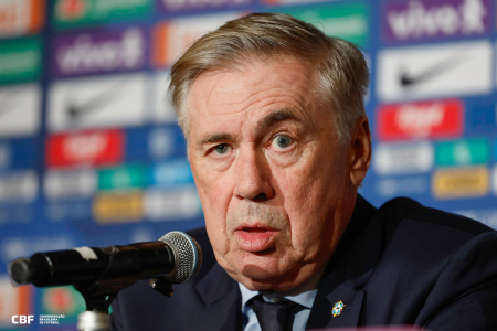 Carlo Ancelotti, técnico da Seleção Brasileira
