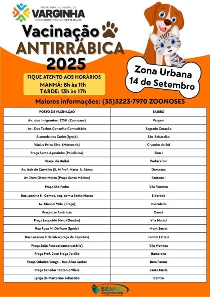 Ação na zona urbana tem início neste domingo.