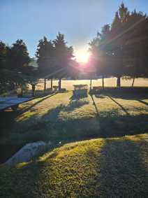 Amanhecer gelado.