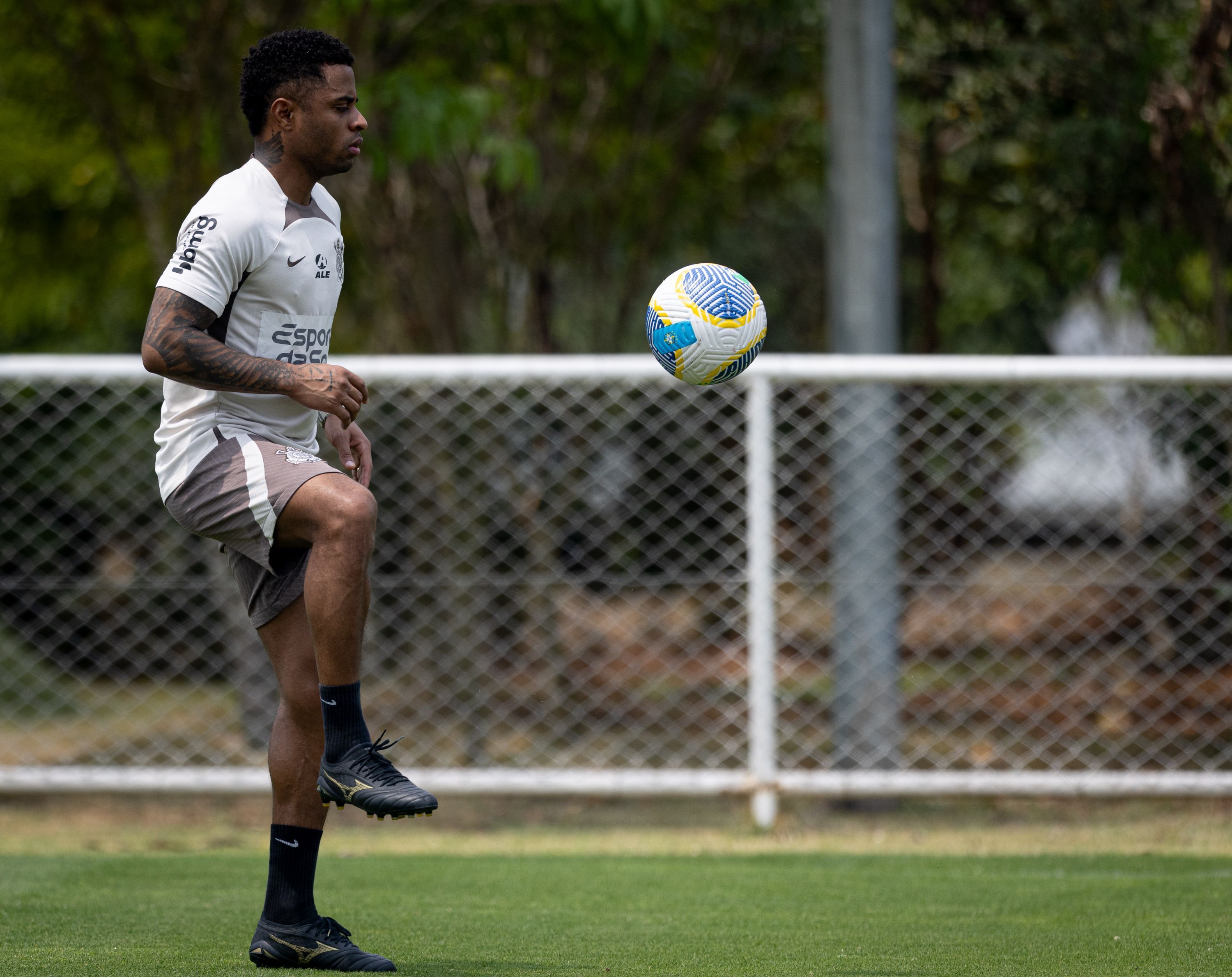Diego Palacios vai a campo e segue em trabalhos de recuperação no Corinthians