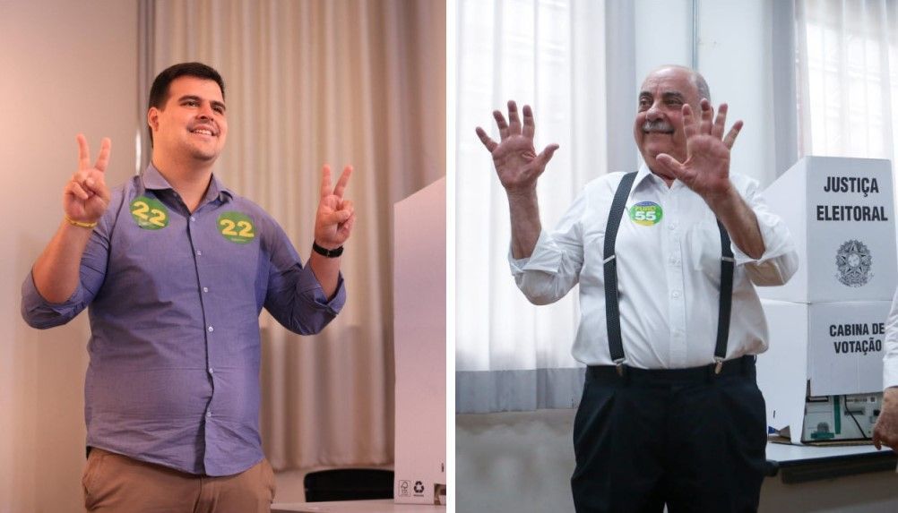 Engler e Fuad já votaram e acompanham vices em 2º turno