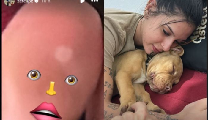 Zé Felipe e Ana Castela publicam fotos enigmáticas no mesmo horário Zé Felipe e Ana Castela publicam foto enigmática no mesmo horário