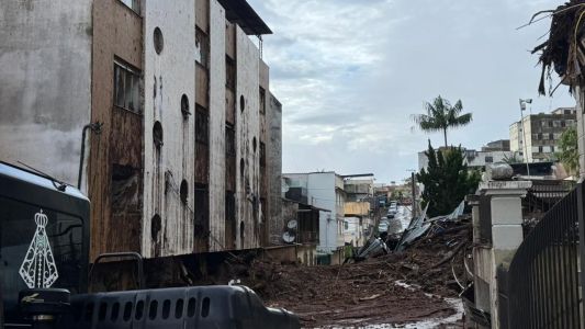 Juiz de Fora, na Zona da Mata, nesta quinta-feira (26)