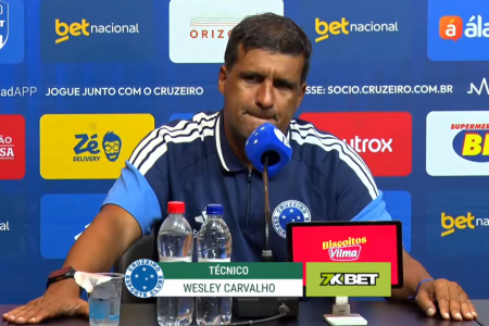 Wesley Carvalho, técnico interino do Cruzeiro