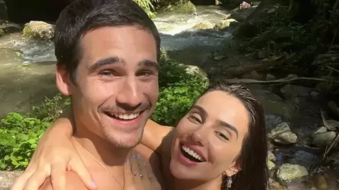Nicolas Prattes e Luiza Caldi em registro no Instagram Nicolas Prattes e Luiza Caldi em registro no Instagram