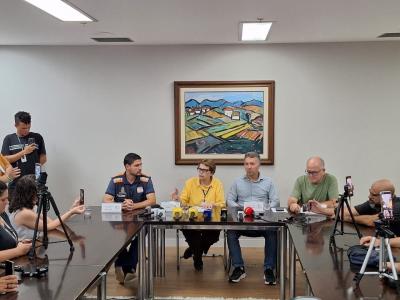 Coletiva de imprensa nesta tarde em Juiz de Fora, na Zona da Mata