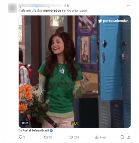 Prints de memes sobre o Dia dos Namorados retirados do X, antigo Twitter