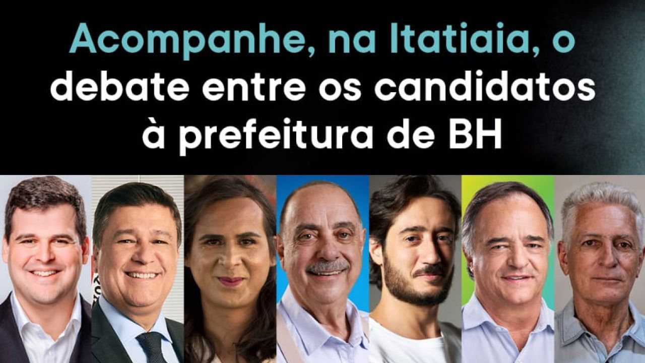 Candidatos à prefeitura de BH participam de debate da Itatiaia nesta terça-feira (1º)