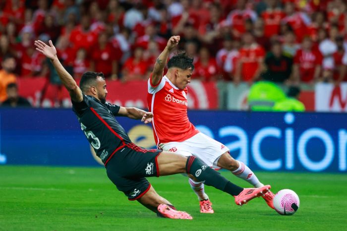 Colorado viu o Flamengo sair na frente no final do primeiro tempo