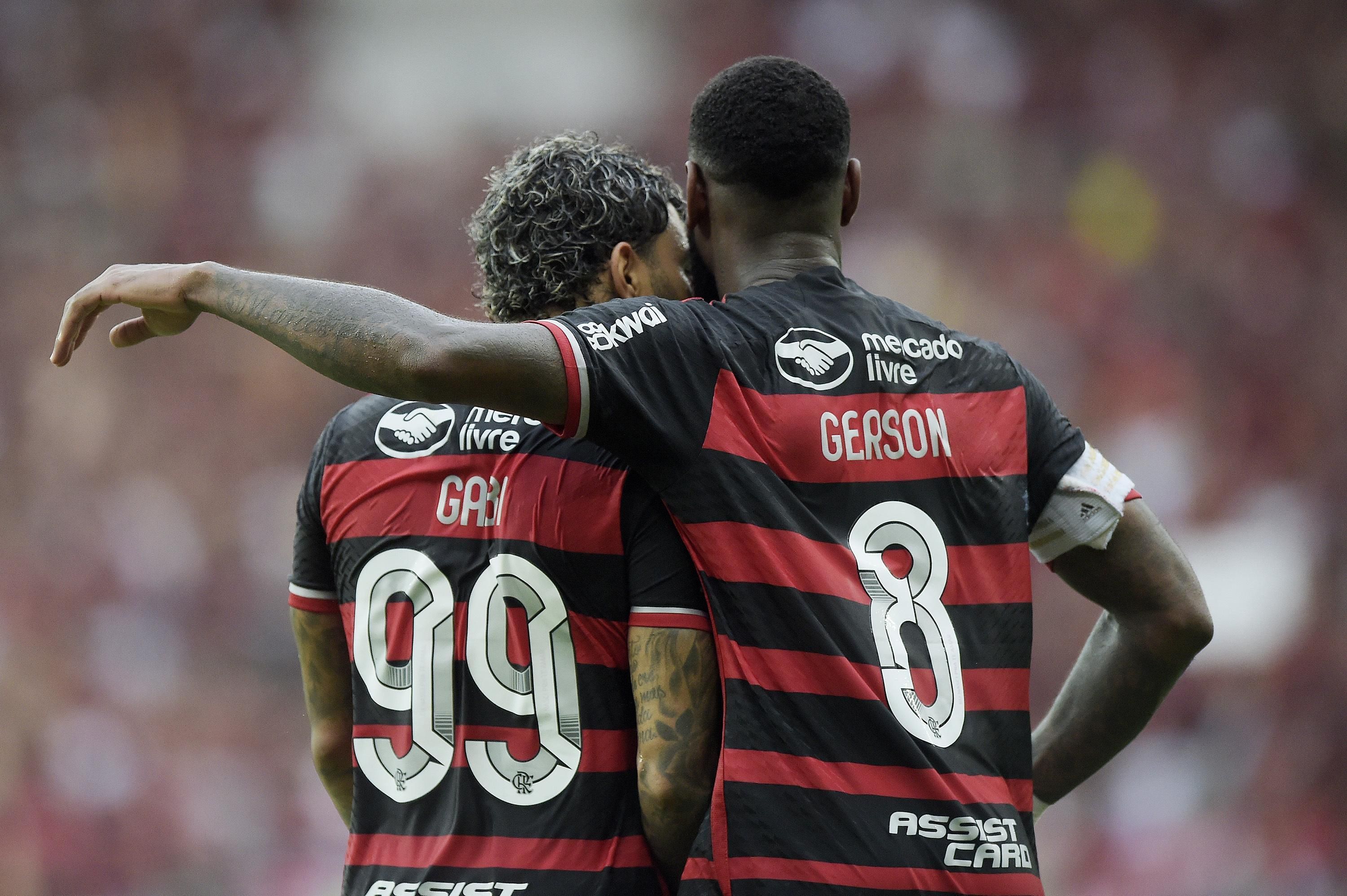 Gerson, do Flamengo, se derrete por Gabigol e se surpreende com saída: 'É ídolo'