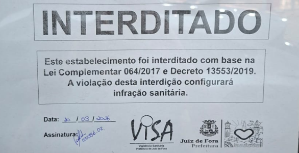 Hamburgueria foi interditada no bairro São Mateus