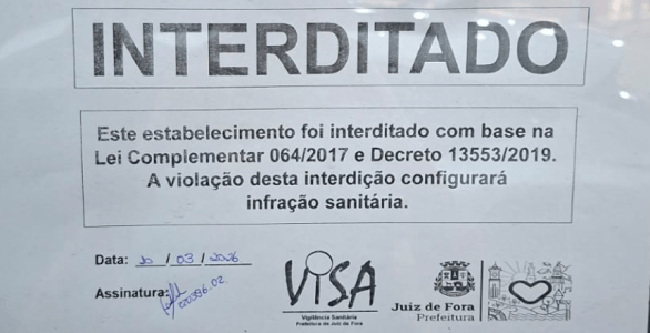 Hamburgueria foi interditada no bairro São Mateus