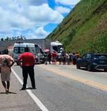 Acidente próximo de Governador Valadares