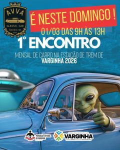 O evento começa às nove da manhã e vai até à uma da tarde.
