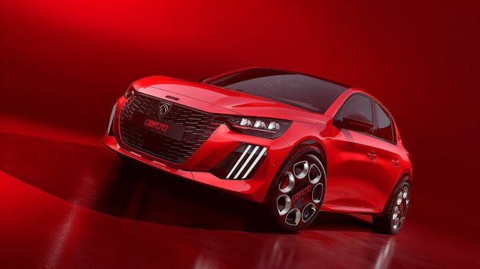 Peugeot E-208 GTi flagra