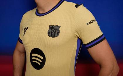 Novo uniforme do Barcelona em parceria com a marca de Kobe Bryant