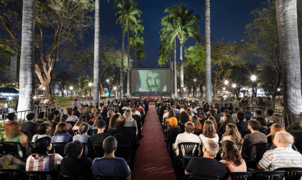 Mostra tem sessões de cinema na Praça da Liberdade