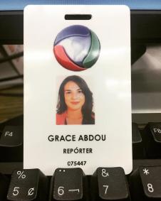 Grace Abdou, repórter da Record