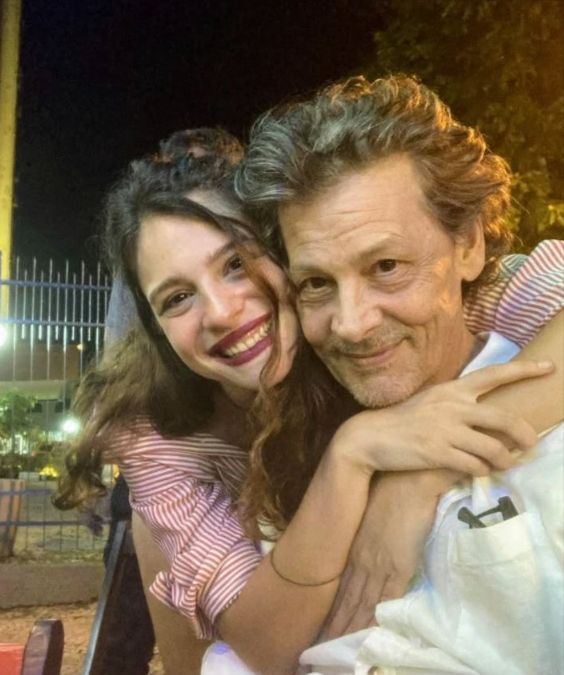 Thierry Trémouroux e a filha Lara