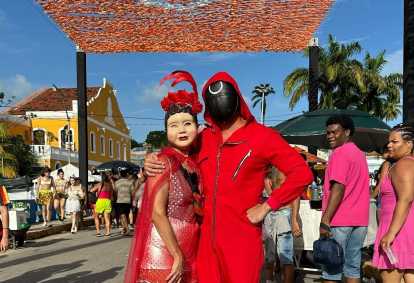 Round 6, Thor e mais: Fátima Bernardes e Túlio mostram criatividade nas fantasias de Carnaval