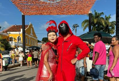 Round 6, Thor e mais: Fátima Bernardes e Túlio mostram criatividade nas fantasias de Carnaval