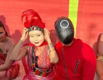 Round 6, Thor e mais: Fátima Bernardes e Túlio mostram criatividade nas fantasias de Carnaval