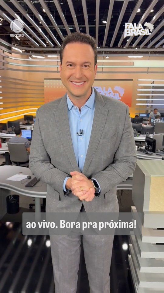 Eduardo Ribeiro é apresentador do 