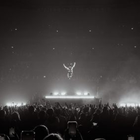 Billie Eilish durante nova turnê