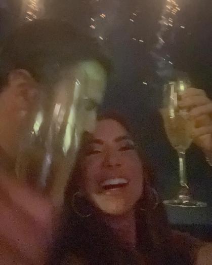 Patrícia Abravanel celebra Ano Novo em família