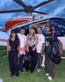 Virginia viaja para ver volta de Neymar