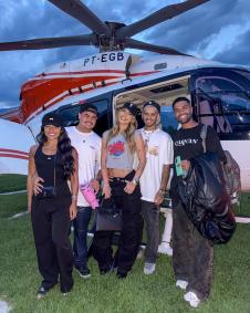 Virginia viaja para ver volta de Neymar