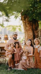 Biah Rodrigues, Sorocaba e os quatro filhos