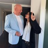 Bruce Willis, Demi Moore e filha